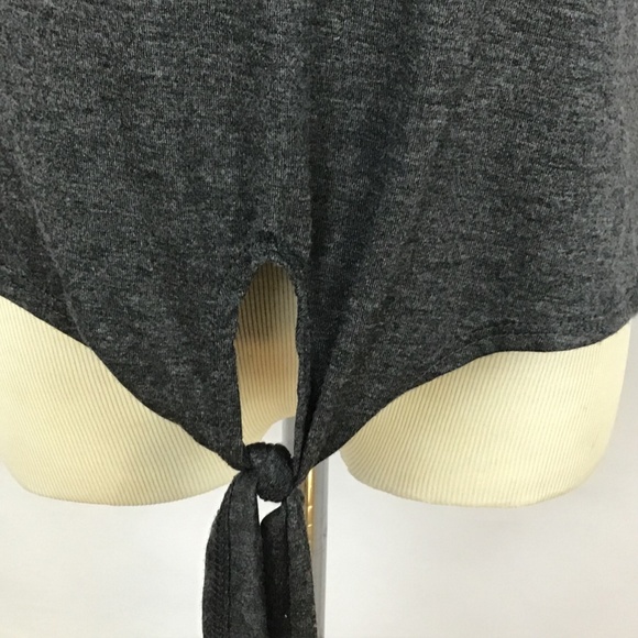 Moonchild Womens Tie Front Medium Shirt With Lace - Picture 7 of 8